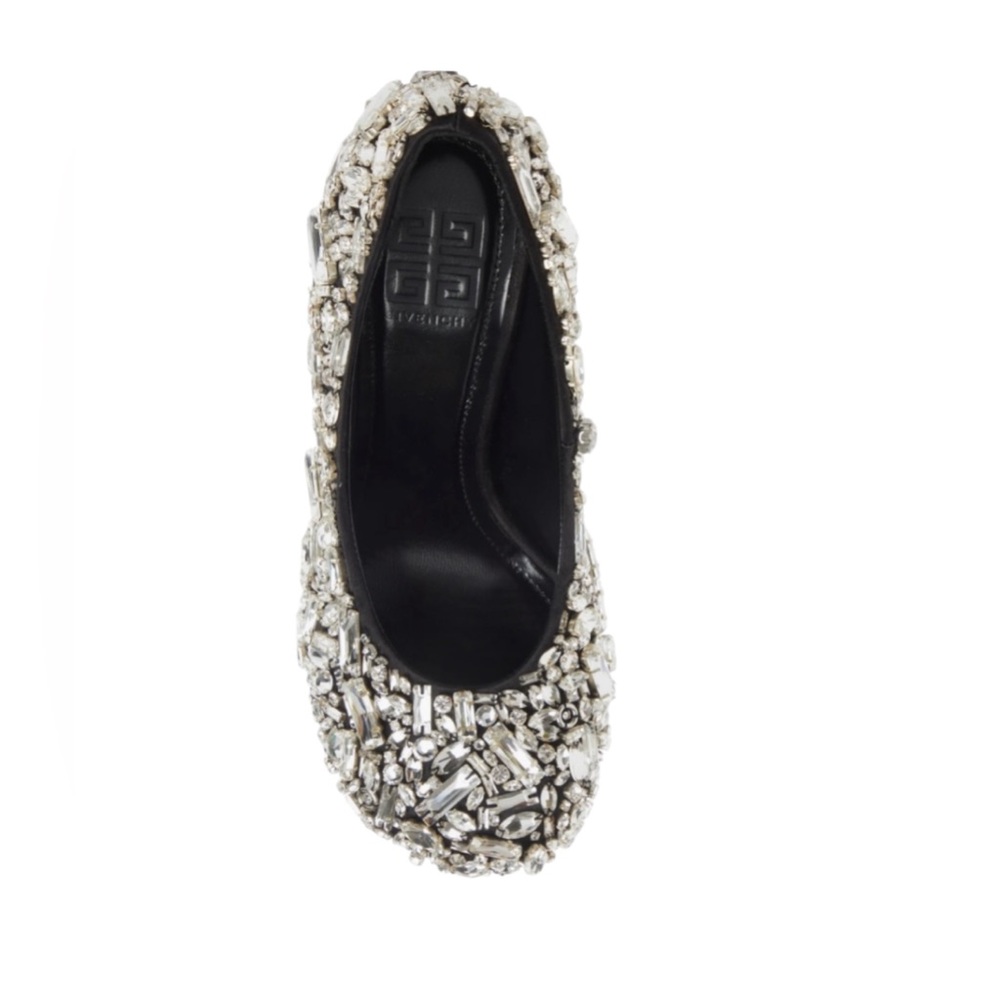 G Cube 85mm Pumps in Satin with Strass - Picture 3 of 5
